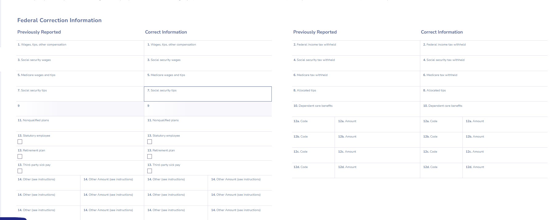 Important information to know when Filing a W-2C (W-2 Correction Form ...